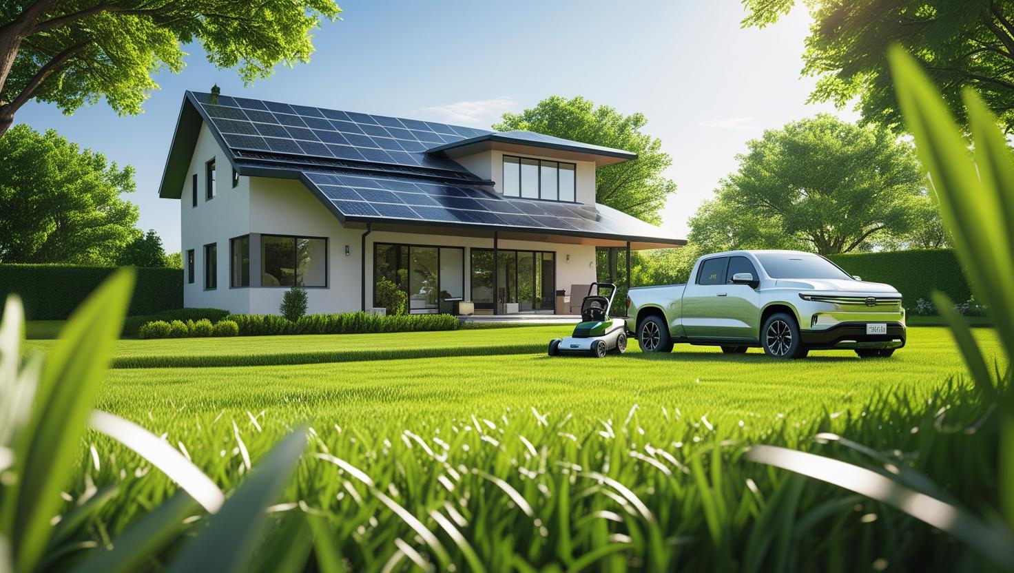 Quiet, clean, electric lawn care by GreenSpark